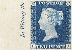 2D Deep Blue stamp
