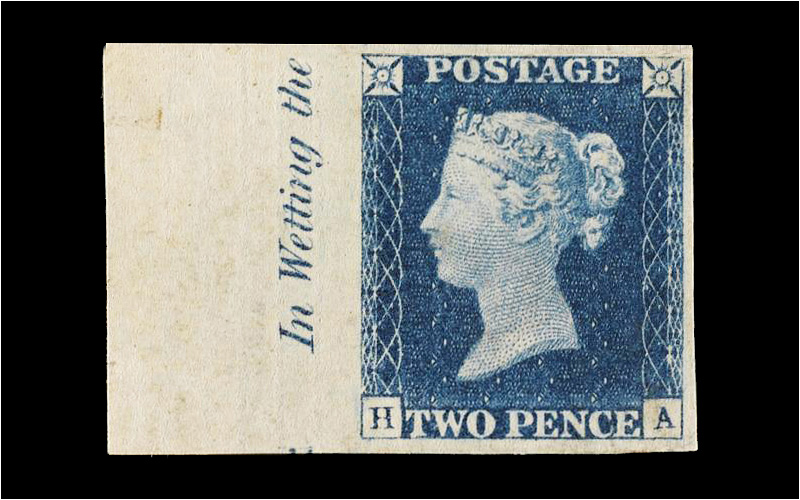 2D Deep Blue Stamp