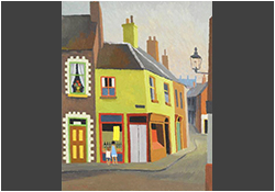 Colin Middleton, R.H.A. (1910 - 1983):	Street Corner Shop