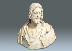 Giovanni Caccini - A marble bust of Christ