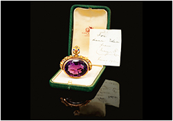 Gold, Amethyst and Enamel Pendant (mid 19th Century)