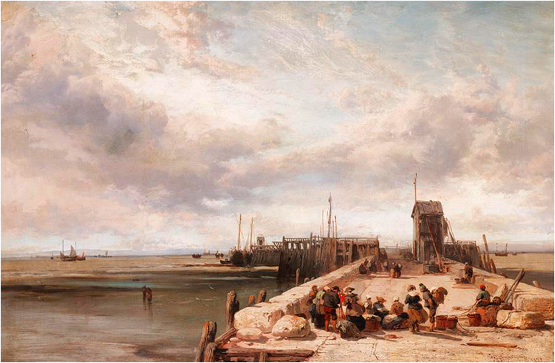 James Webb (1825-1895) - Honfleur