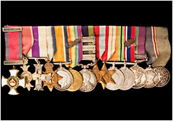 Series of well-documented WW1 Medals