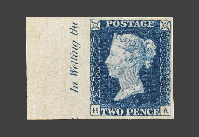 2D Deep Blue stamp