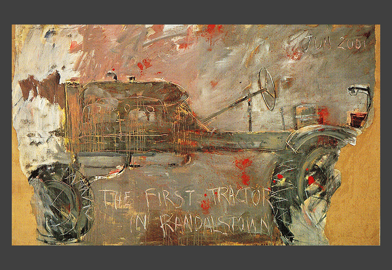 Basil Blackshaw H.R.H.A. - First Tractor in Randalstown